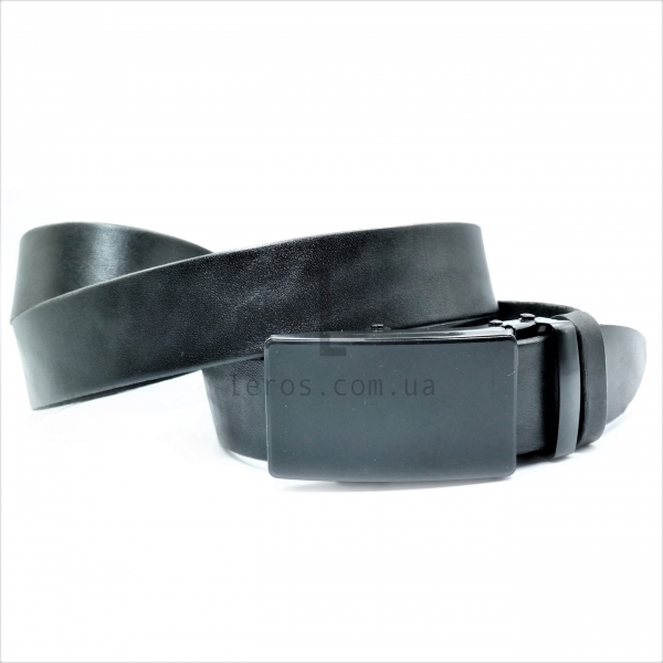 Чоловічий шкіряний ремінь із автоматичною пряжкою