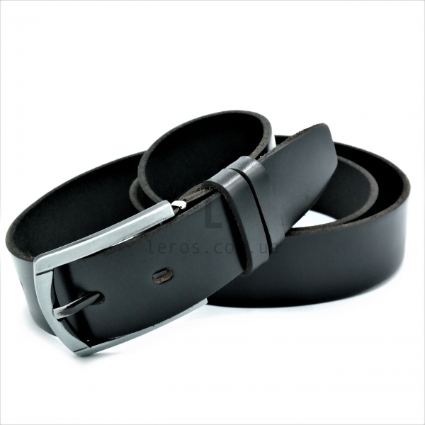 Чоловічий ремінь класичний (шкіра)