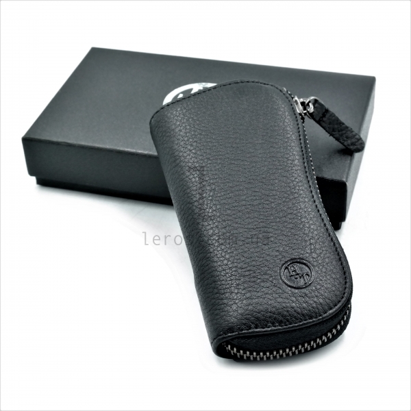 Ключниця шкіряна Чорного кольору