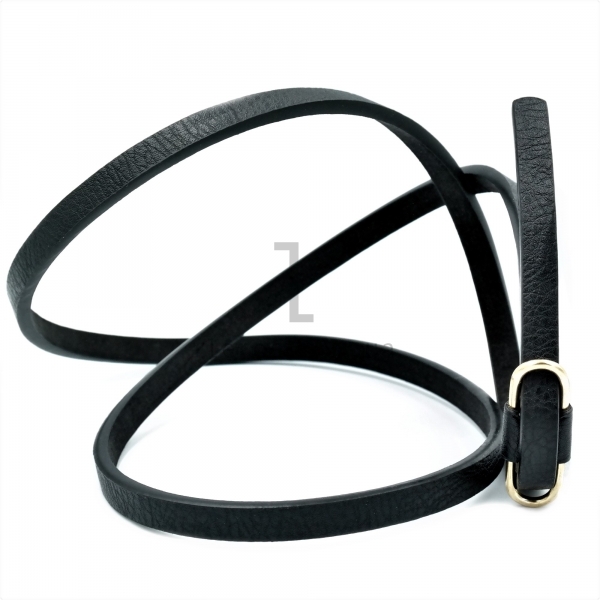 Жіночий ремінь "затискач" (шкір-зам)