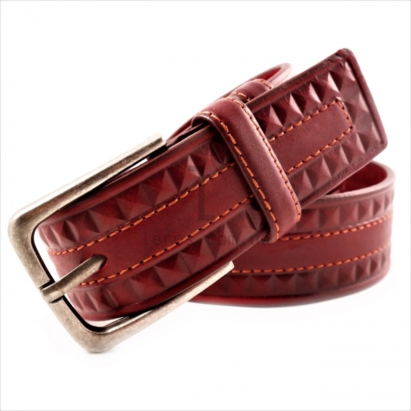 Чоловічий шкіряний ремінь