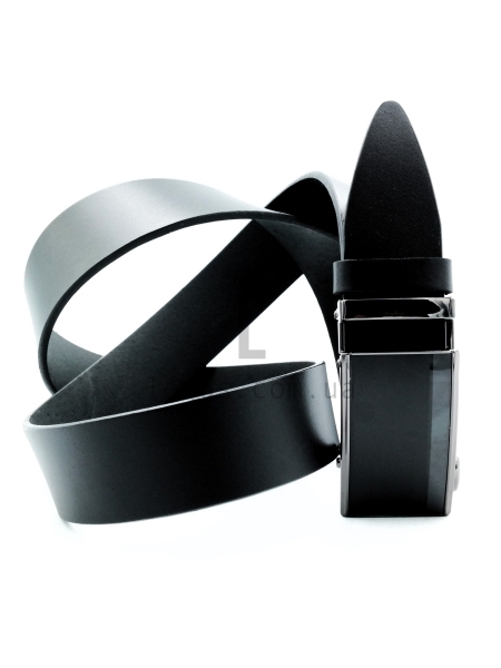 Чоловічий шкіряний ремінь із автоматичною пряжкою