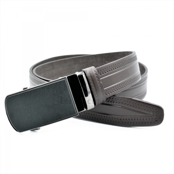 Чоловічий шкіряний ремінь із автоматичною пряжкою