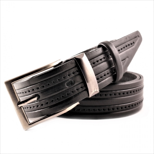 Чоловічий ремінь класичний (шкіра)
