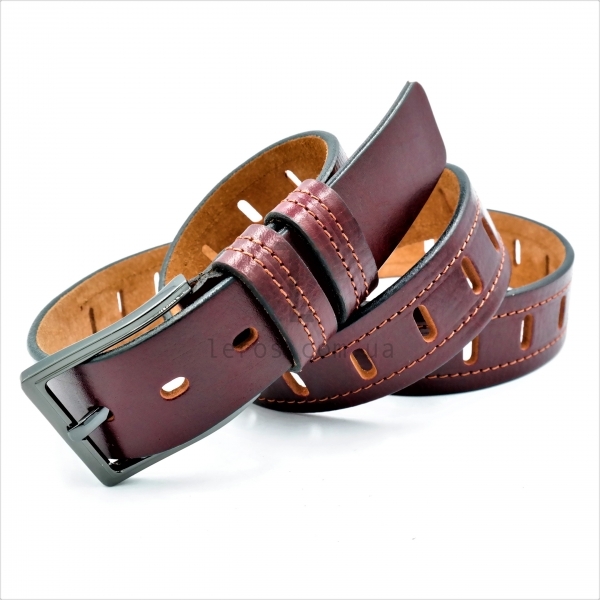 Чоловічий шкіряний ремінь