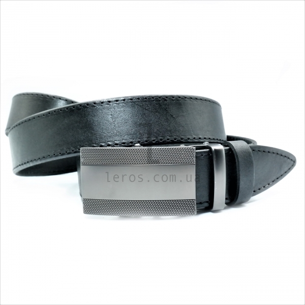 Чоловічий шкіряний ремінь із автоматичною пряжкою