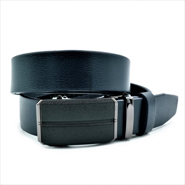 Чоловічий шкіряний ремінь із автоматичною пряжкою
