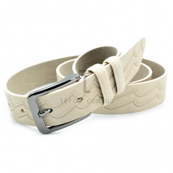 Чоловічий ремінь класичний (шкіра)