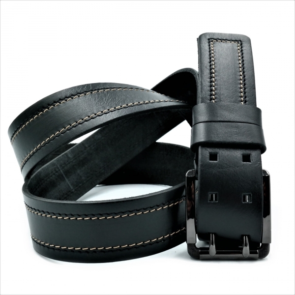 Чоловічий шкіряний ремінь