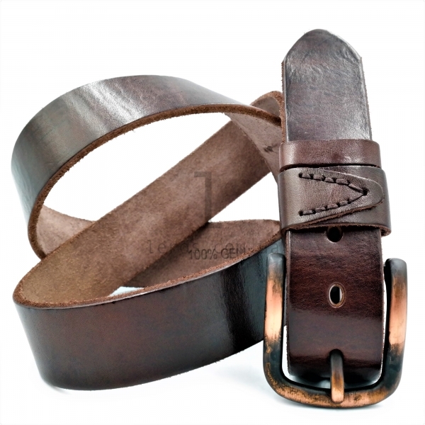 Чоловічий шкіряний ремінь