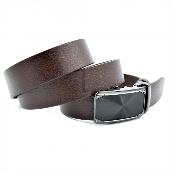 Чоловічий шкіряний ремінь із автоматичною пряжкою