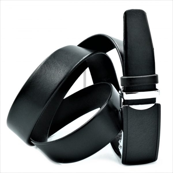 Чоловічий шкіряний ремінь із автоматичною пряжкою