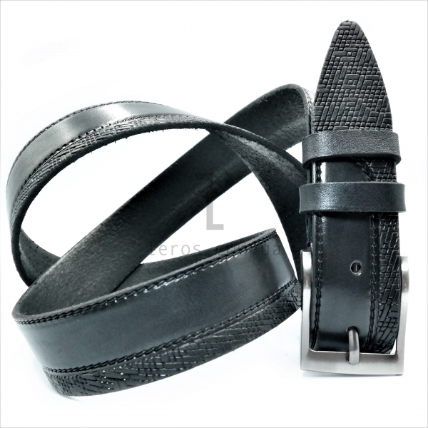 Чоловічий ремінь класичний (шкіра)