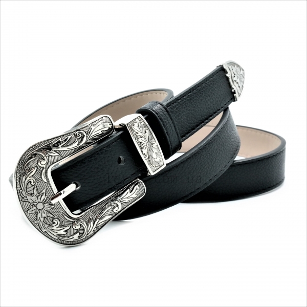 Жіночий ремінь (шкір-зам)