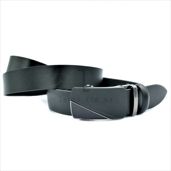 Чоловічий шкіряний ремінь із автоматичною пряжкою