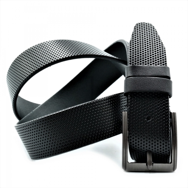 Чоловічий ремінь класичний (шкіра)