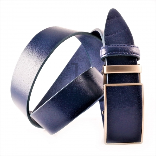 Чоловічий шкіряний ремінь із автоматичною пряжкою