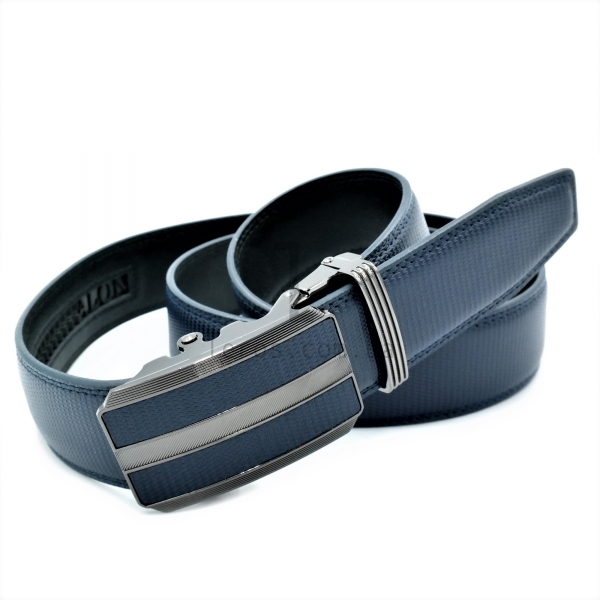 Чоловічий шкіряний ремінь із автоматичною пряжкою