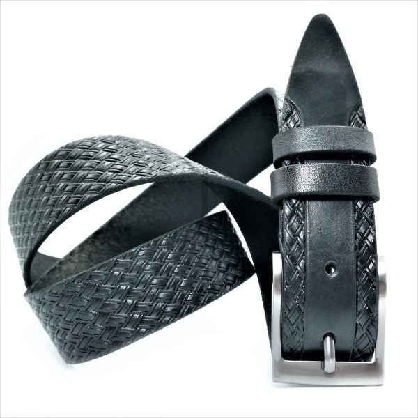 Чоловічий ремінь класичний (шкіра)