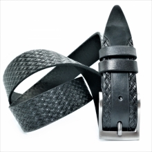 Чоловічий ремінь класичний (шкіра)