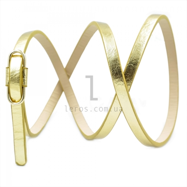 Жіночий ремінь "затискач" (шкір-зам)