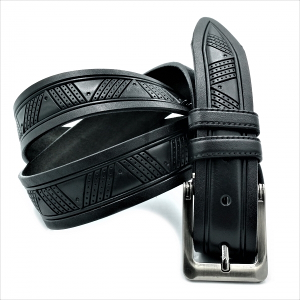 Чоловічий ремінь класичний (шкіра)