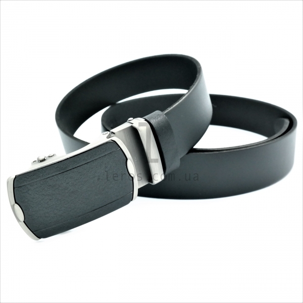 Чоловічий шкіряний ремінь із автоматичною пряжкою