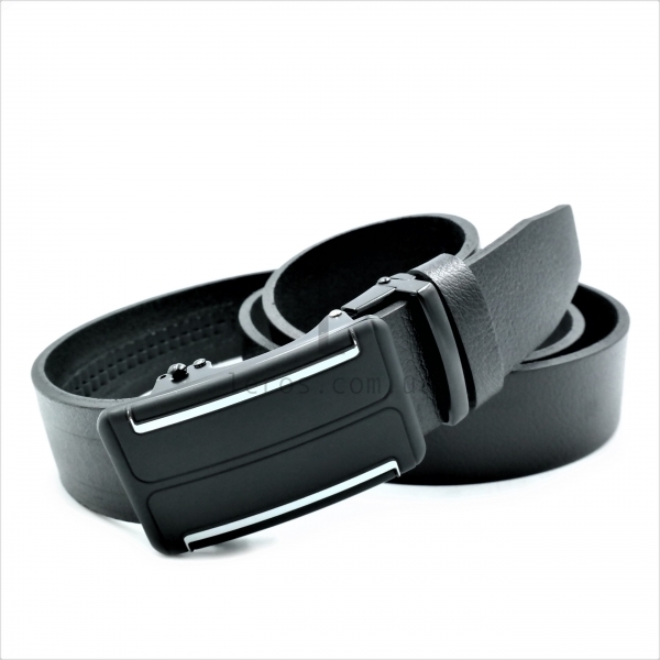 Чоловічий шкіряний ремінь із автоматичною пряжкою