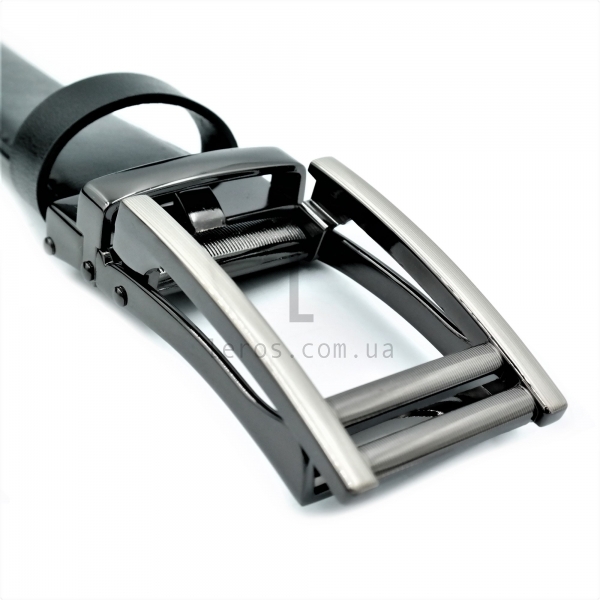 Чоловічий шкіряний ремінь із автоматичною пряжкою