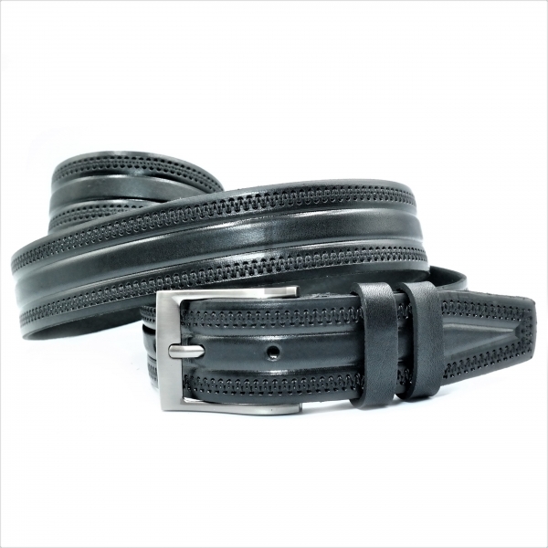 Чоловічий ремінь класичний (шкіра)