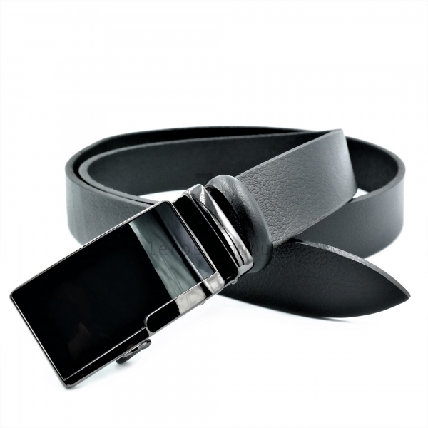 Чоловічий шкіряний ремінь із автоматичною пряжкою