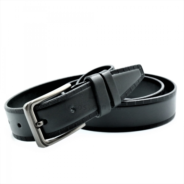 Чоловічий ремінь класичний (шкіра)