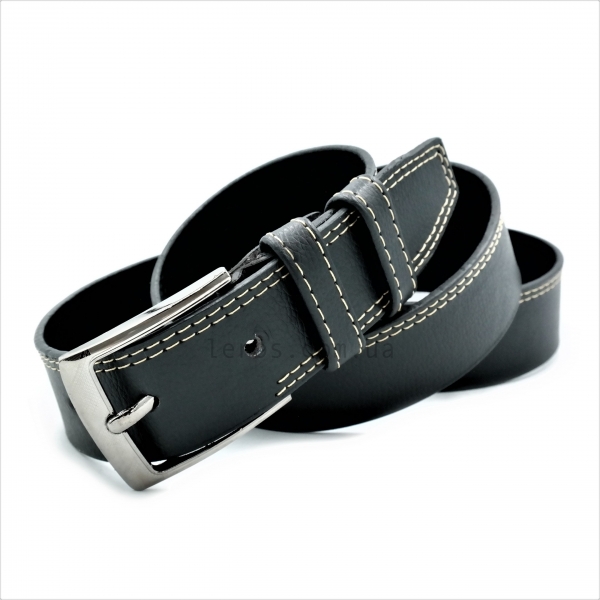 Чоловічий ремінь класичний (шкір-зам)