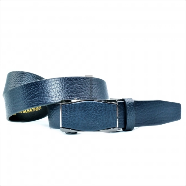 Чоловічий шкіряний ремінь із автоматичною пряжкою