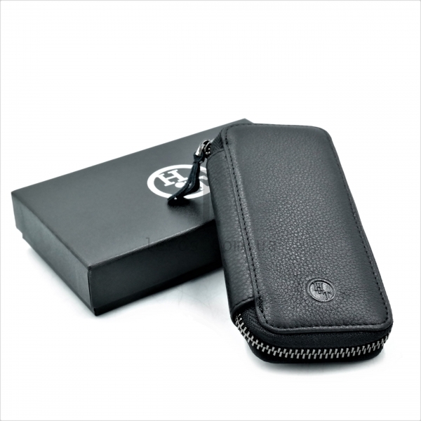 Ключниця шкіряна Чорного кольору