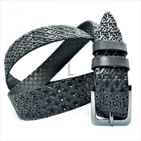 Чоловічий ремінь класичний (шкіра)