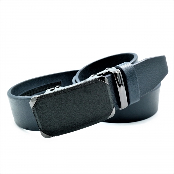 Чоловічий шкіряний ремінь із автоматичною пряжкою