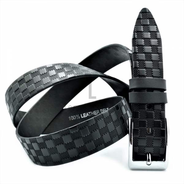 Чоловічий ремінь класичний (шкіра)