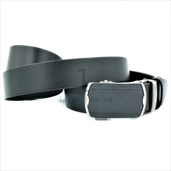 Чоловічий шкіряний ремінь із автоматичною пряжкою