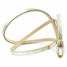 Жіночий ремінь &quot;затискач&quot; (шкір-зам)