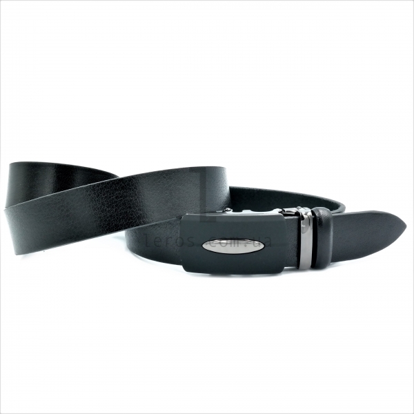 Чоловічий шкіряний ремінь із автоматичною пряжкою