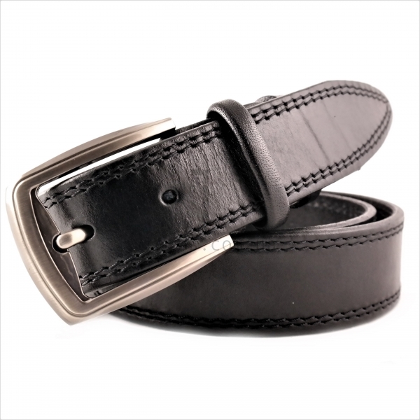 Чоловічий ремінь класичний (шкіра)