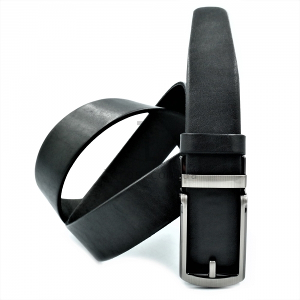 Чоловічий шкіряний ремінь із автоматичною пряжкою