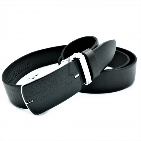 Чоловічий шкіряний ремінь із автоматичною пряжкою